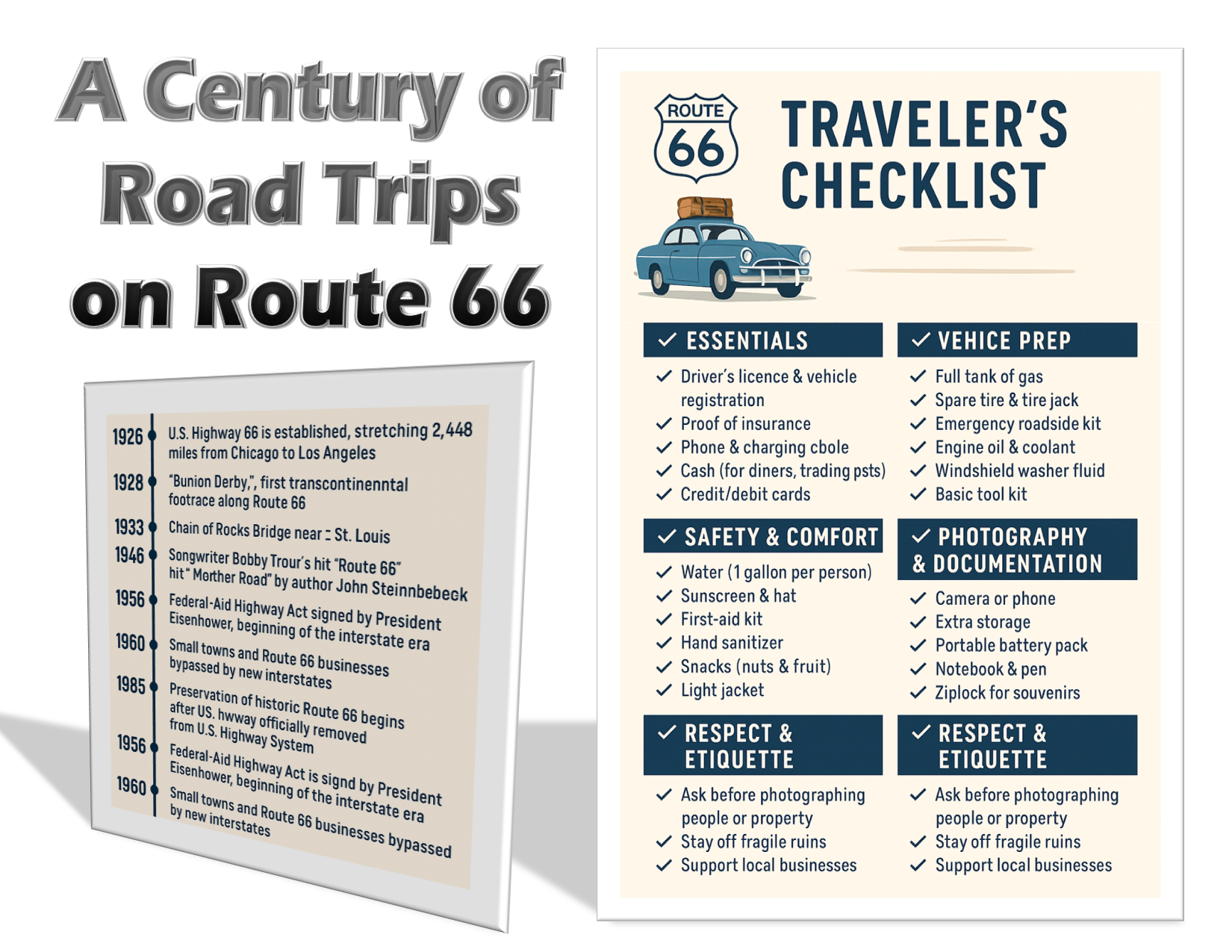 A Century of Road Trips on Route 66